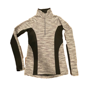 Woman’s 1/4 zip pullover compression jacket